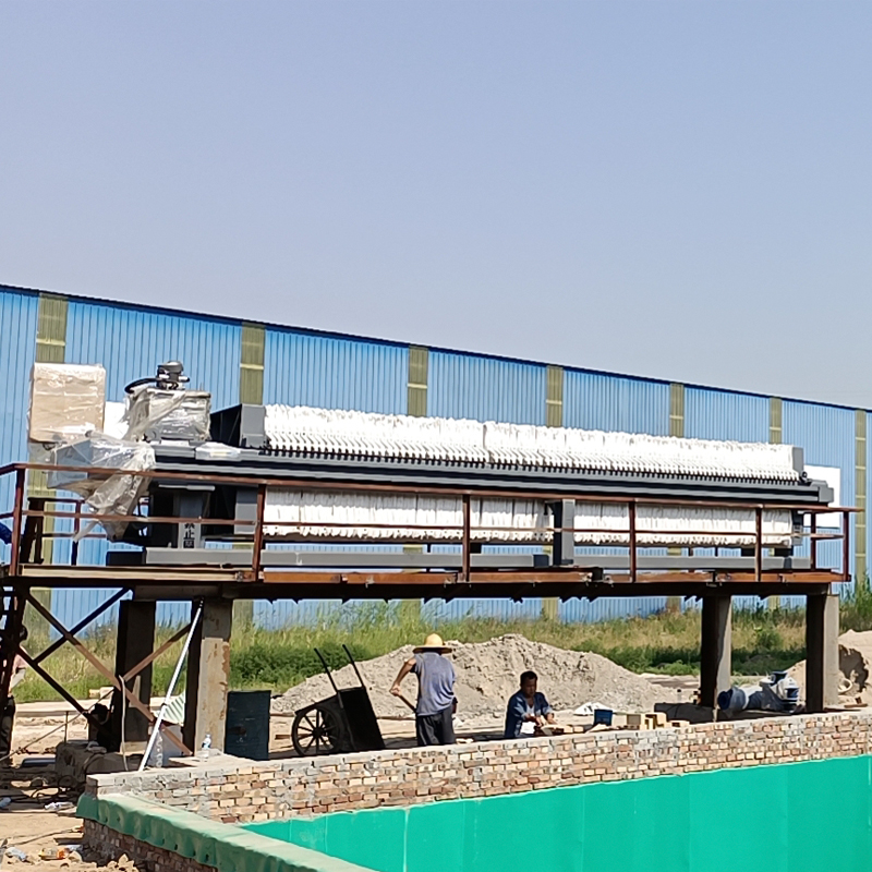 廂式明流液壓壓緊自動保壓壓濾機(jī)