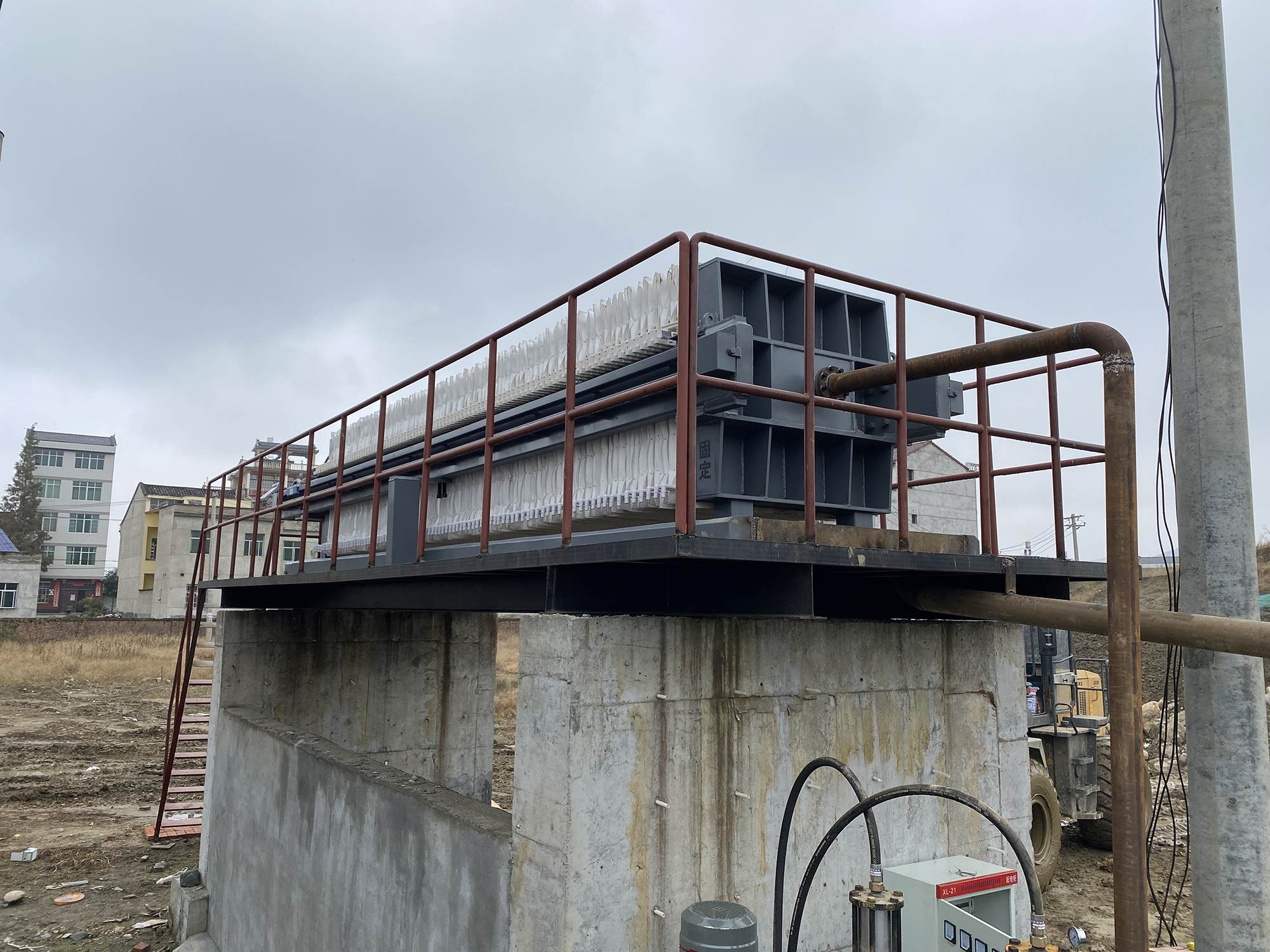 洗沙廠300平方壓濾機及壓濾機柱塞泵客戶案例3 洗沙廠300平方壓濾機及壓濾機柱塞泵客戶案例3